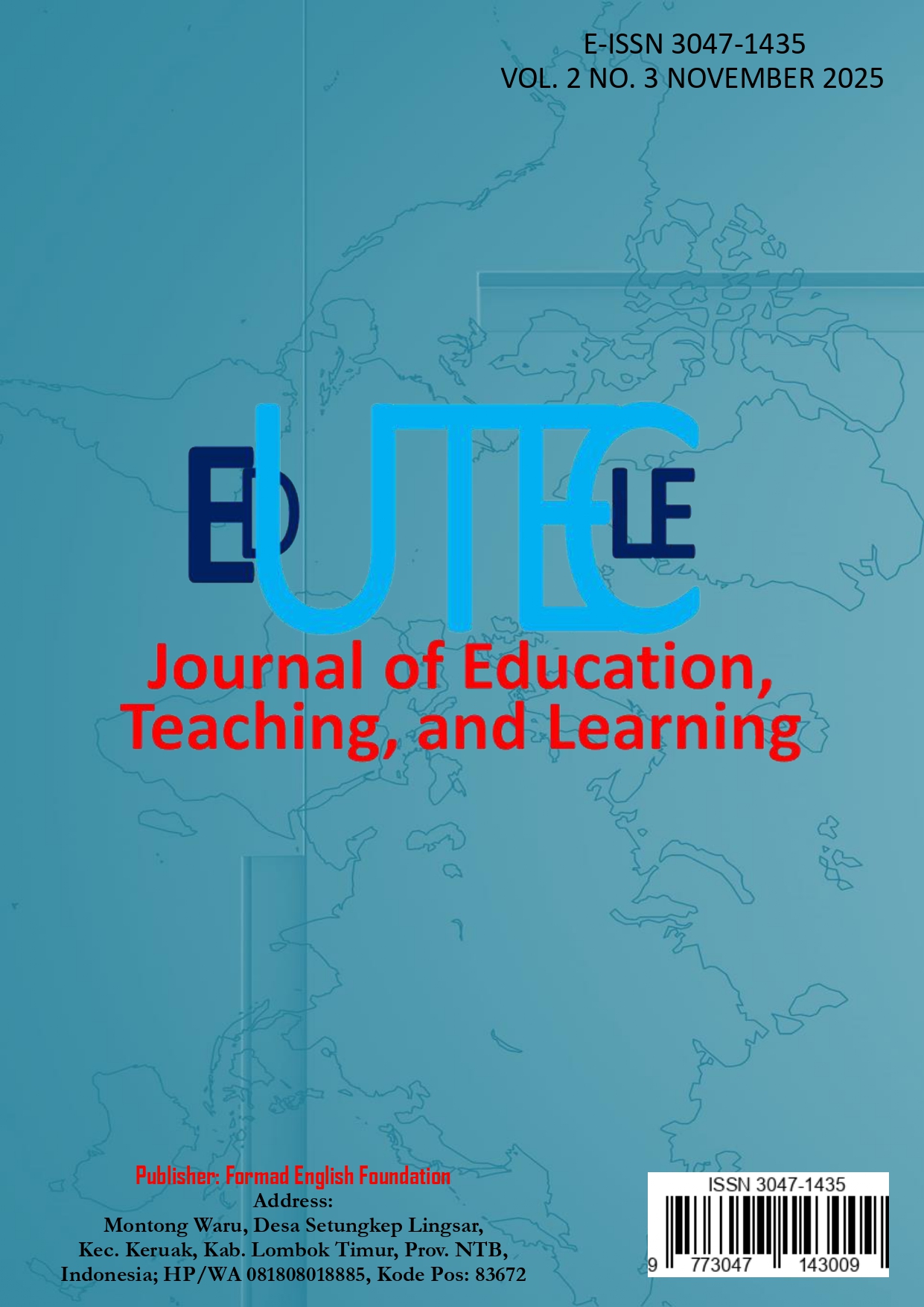 					View Vol. 2 No. 3 (2025): November
				