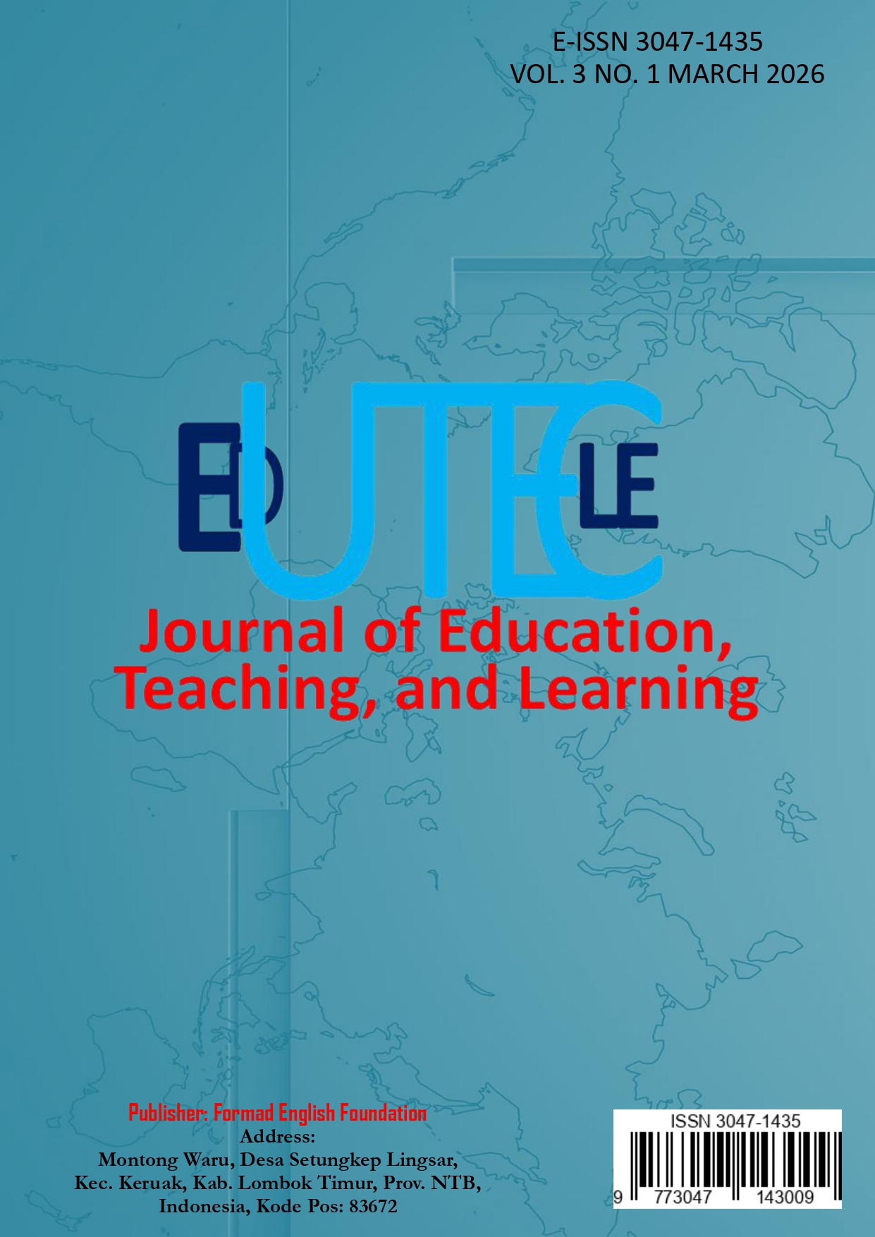 					View Vol. 3 No. 1 (2026): March
				